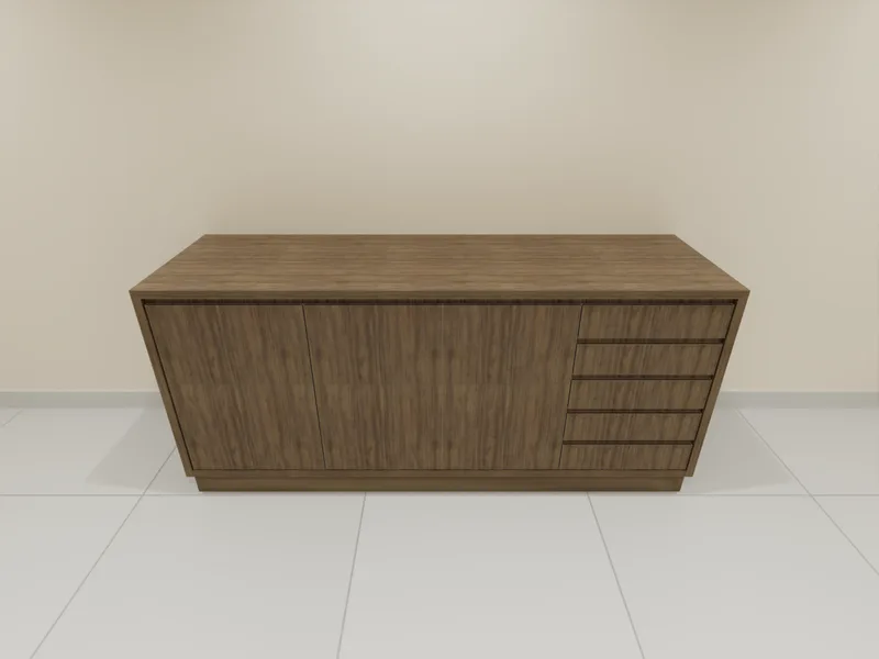 Desenho 3D: Cômoda