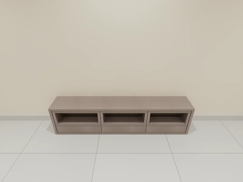 Desenho 3D: Rack
