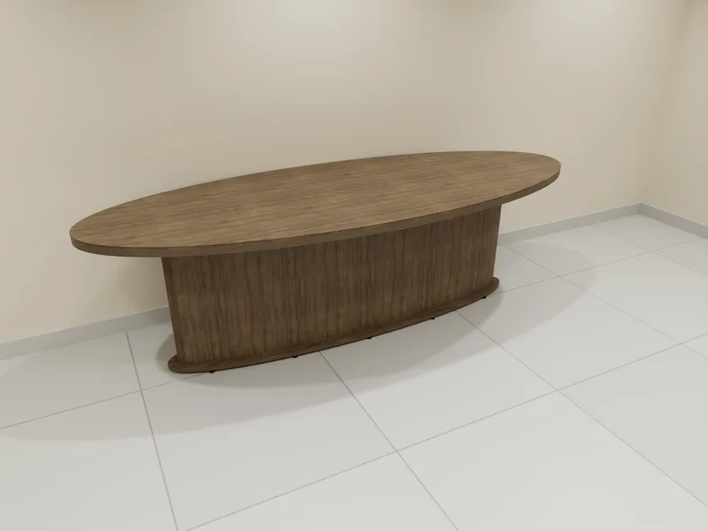 Desenho 3D: Mesa de reuniões