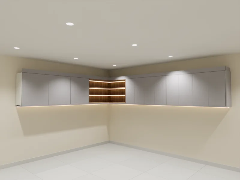 Desenho 3D: Armário superior (aéreo)